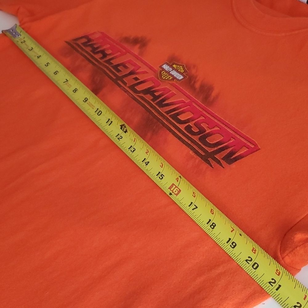 VINTAGE HARLEY DAVIDSON 2001 2003 GRAY ORANGE TSHIRT MUSCLE SHIRT SHIRTS L XL - Picture 9 of 16